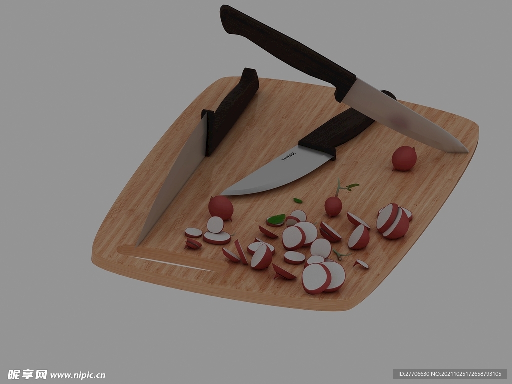 菜板 菜刀