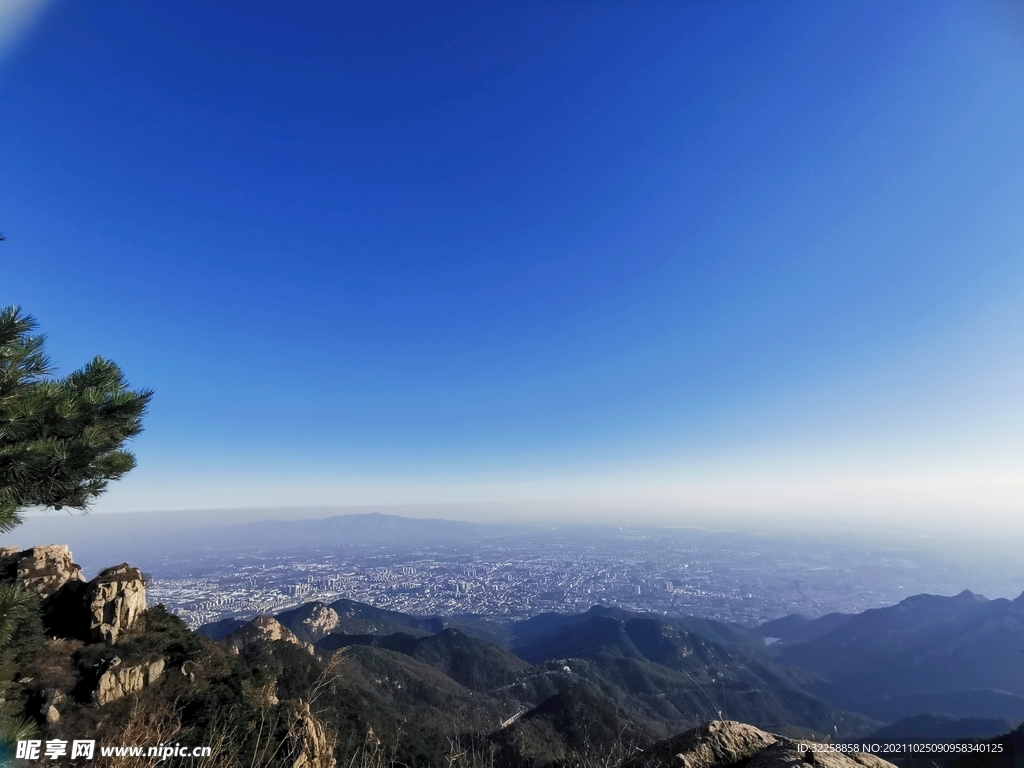 泰山风光山海