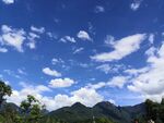 蓝天白云 武功山