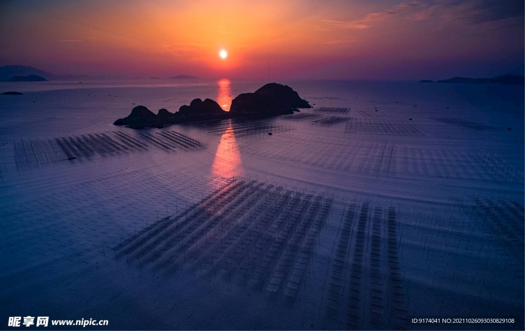 霞浦海天风景