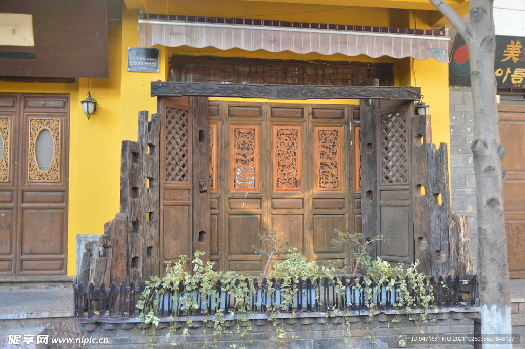 丽江街景素材 