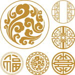 古典花纹 中国风底纹