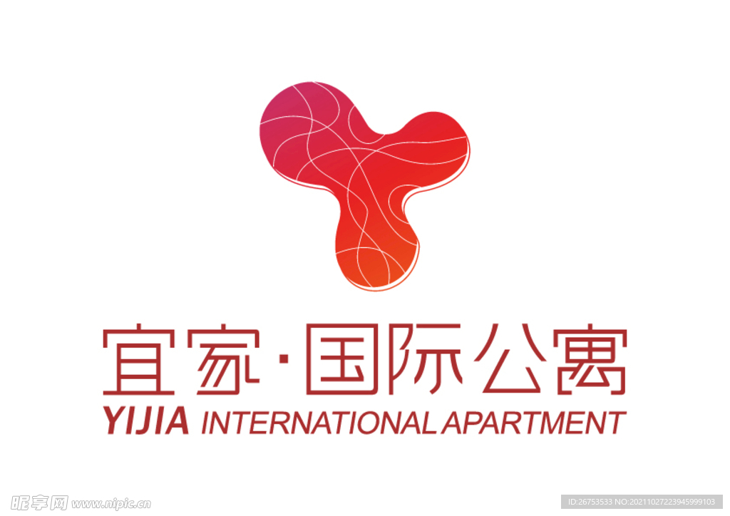 宜家国际公寓 标志 LOGO