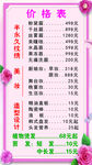 纹绣价格表 