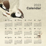 2022年中国风日历
