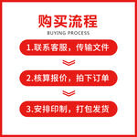 打印资料下单流程步骤淘宝主图