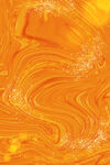 橙色漩涡时尚动感橘色展板海报背