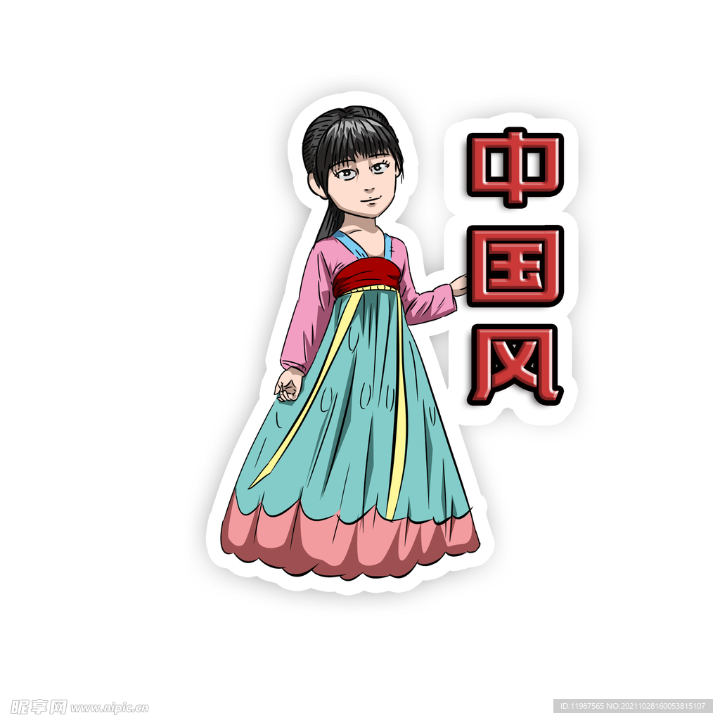 古装美女古风中国风古代服装汉服