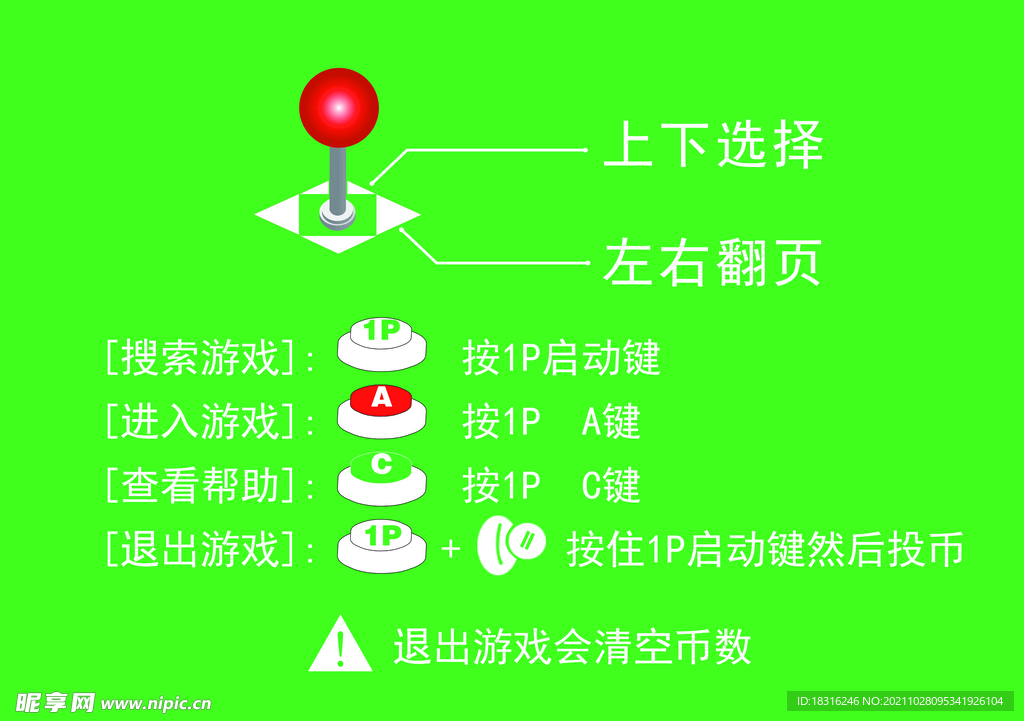 游戏按钮介绍