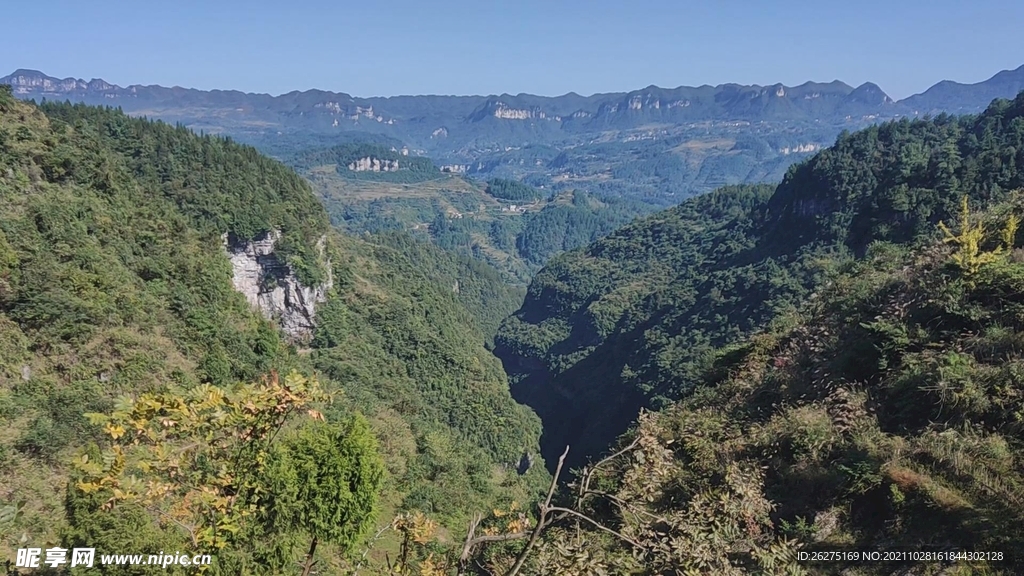 桴焉红岩大淌峡谷风光