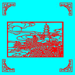 塔剪纸