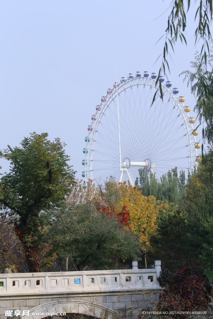 龙潭中湖风景 