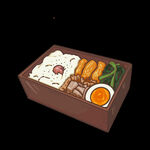 日式便当盒外卖快餐美食