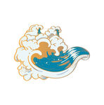 梦幻唯美国潮浪花蓝色浪花