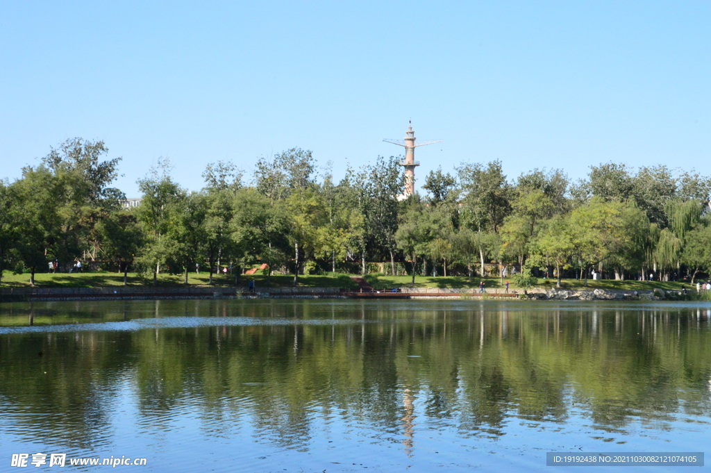 龙潭中湖风景 