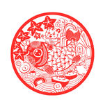 2022春节虎年剪纸中国风