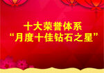 喜庆红色海报 年会展板