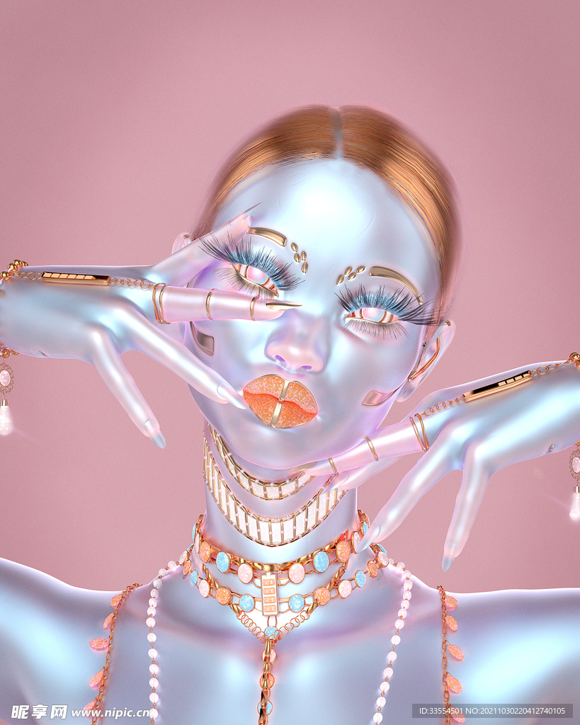 c4d人物    女人  
