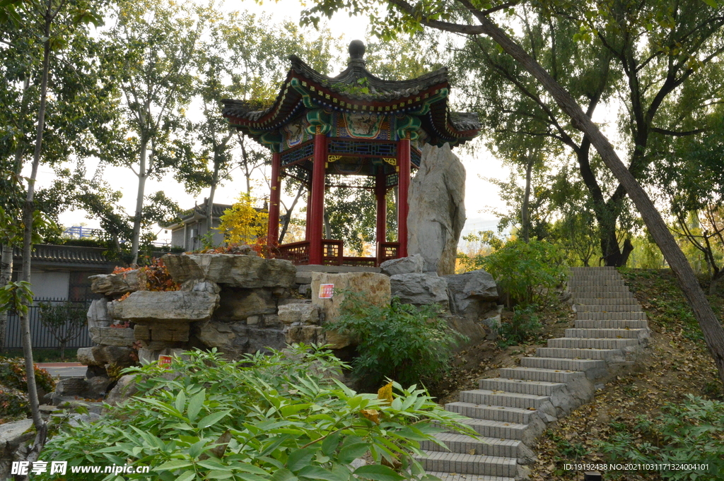 龙潭中湖风景 