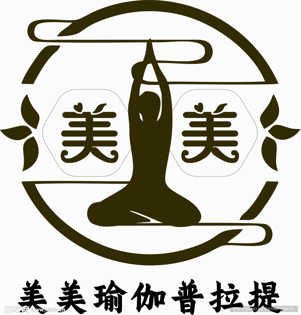 瑜珈 LOGO 