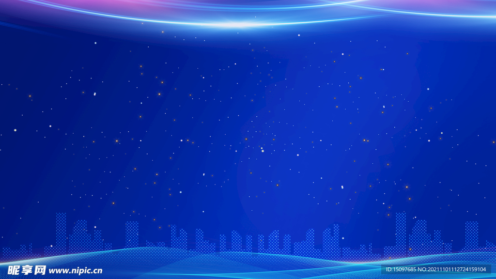 蓝色背景  