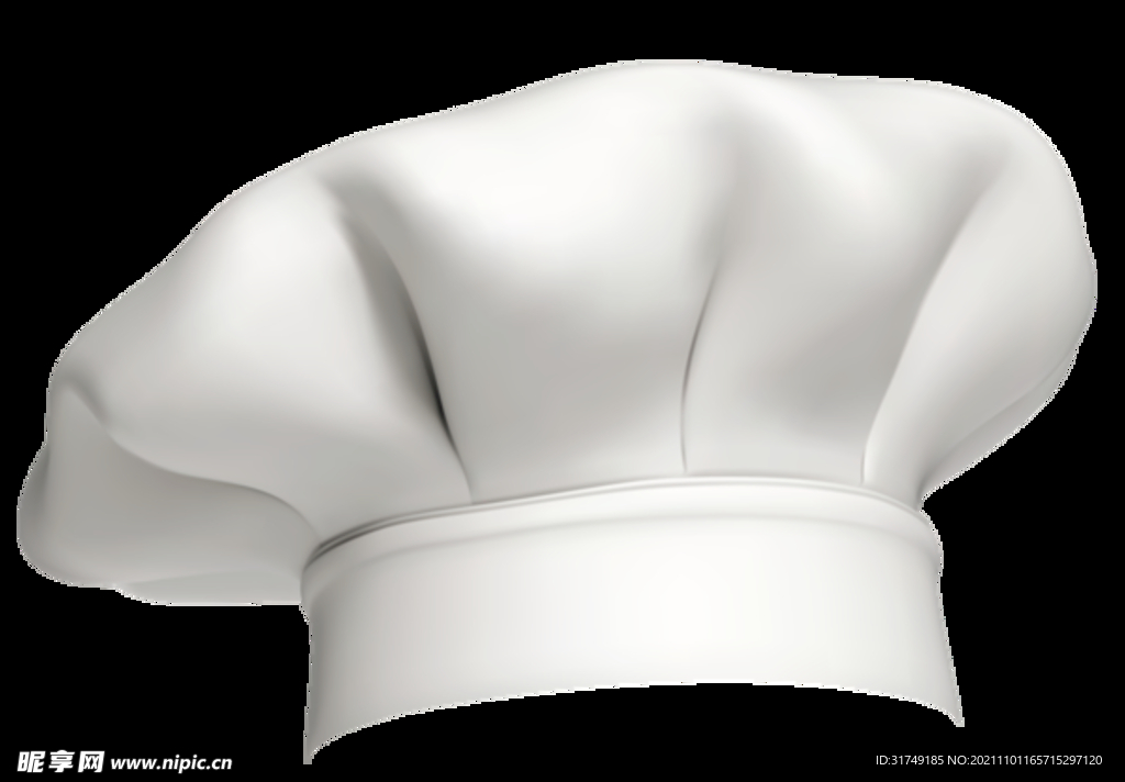 C4D卡通厨师帽镂空素材