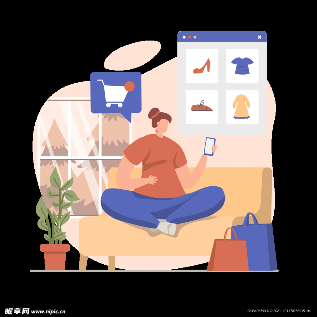 线上电商平台快捷购物套图