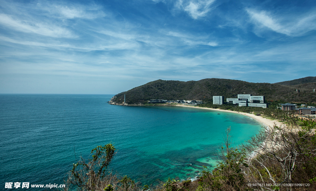 三亚亚龙湾沙滩海景