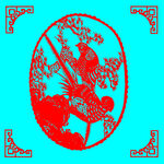 鹦鹉剪纸