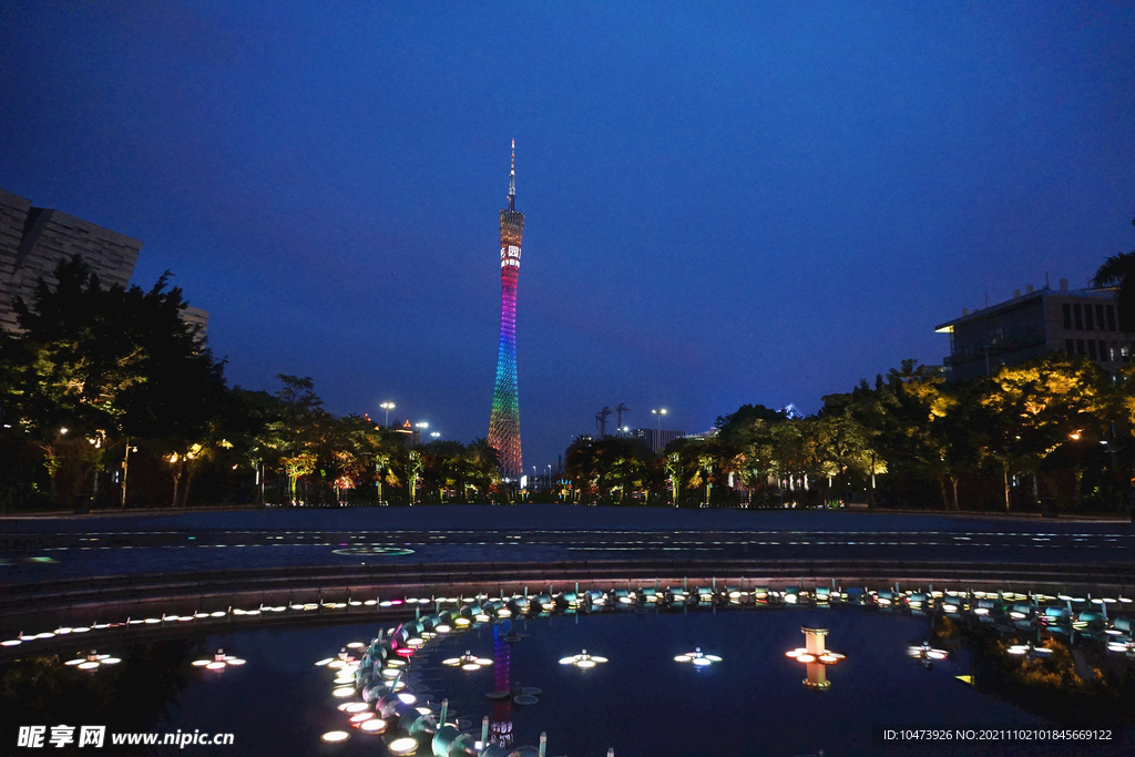 广州夜景摄影图片