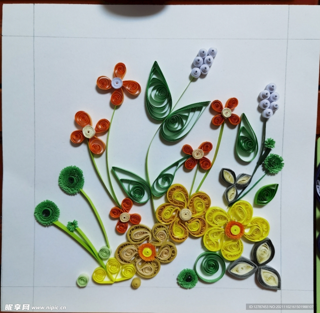 衍纸花卉1
