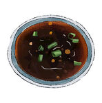 冬天火锅麻酱蘸料素材