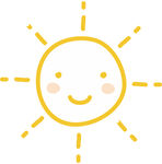 手绘卡通太阳