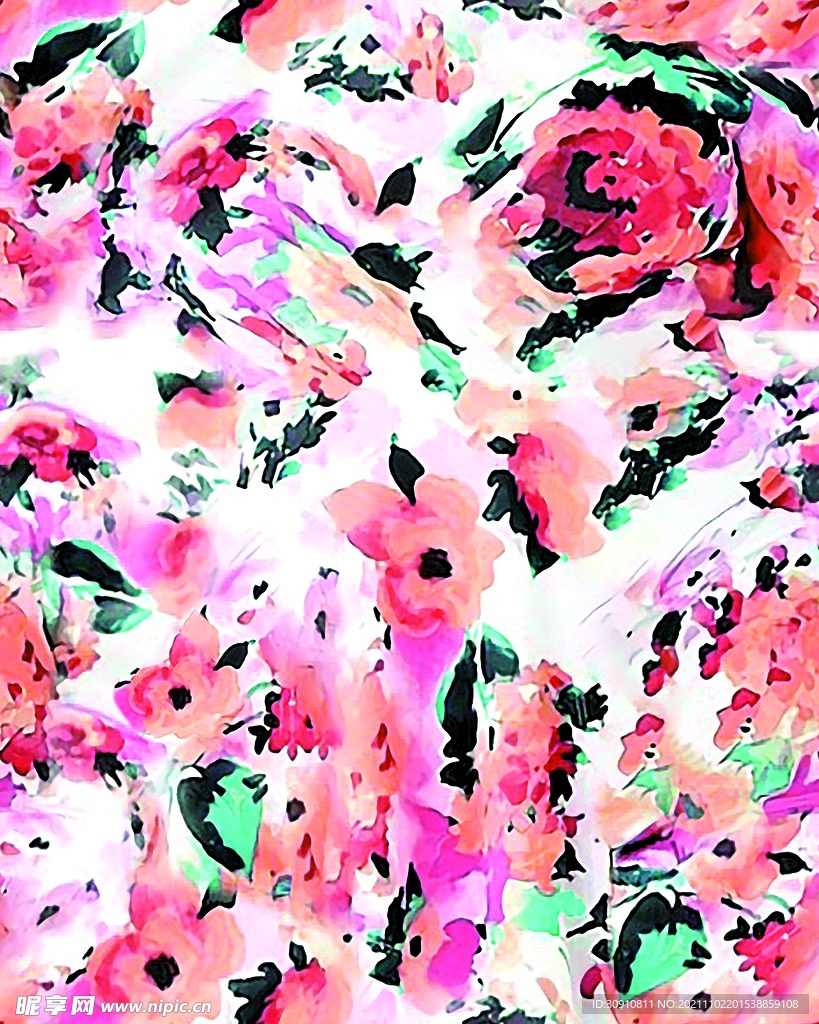 手绘花