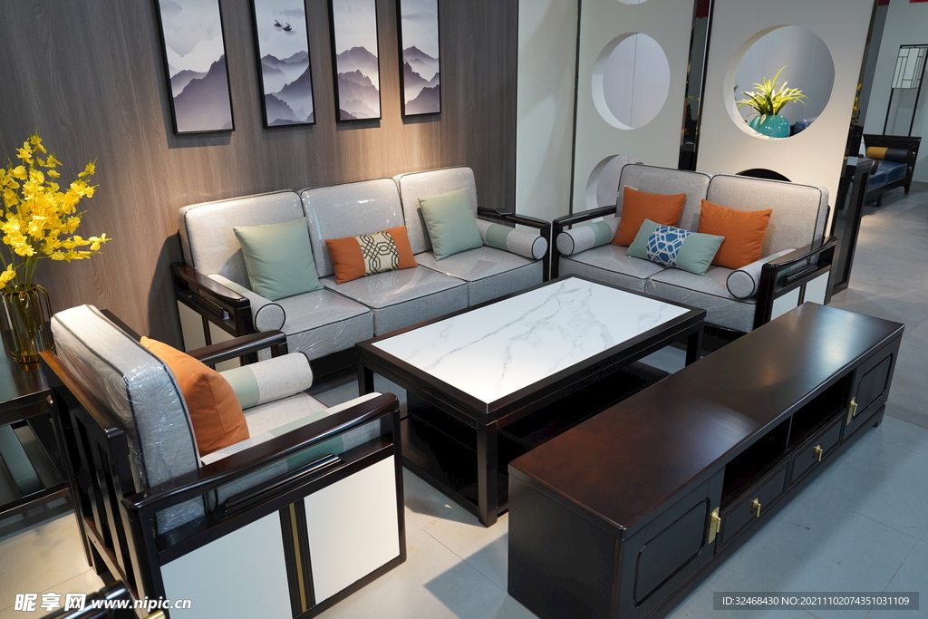 新中式家具沙发