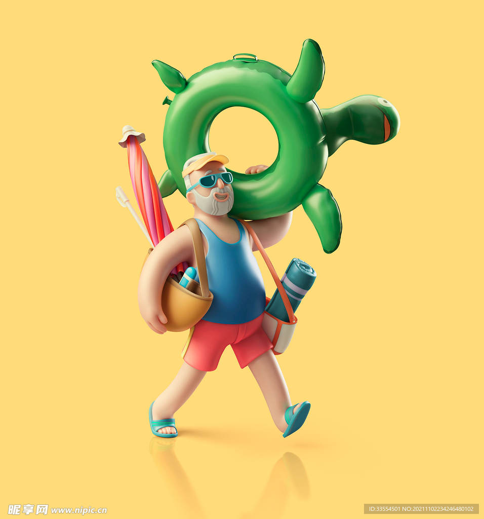 C4D 卡通 人物  三维角色