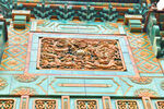 中国风建筑龙纹浮雕
