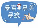 拍照框 卡通手举牌