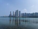 梅溪湖公园天空湖水
