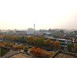 日暮下的乡村风景