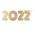 2022数字线条设计