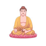 如来佛祖佛像手绘庄严
