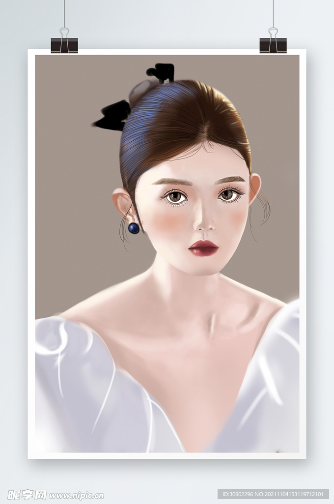 美女插画