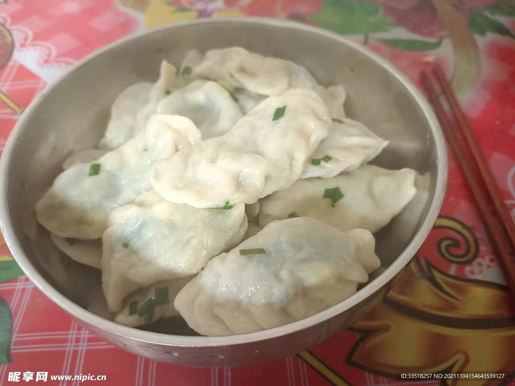 饺子特写