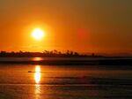 海滨夕阳风景