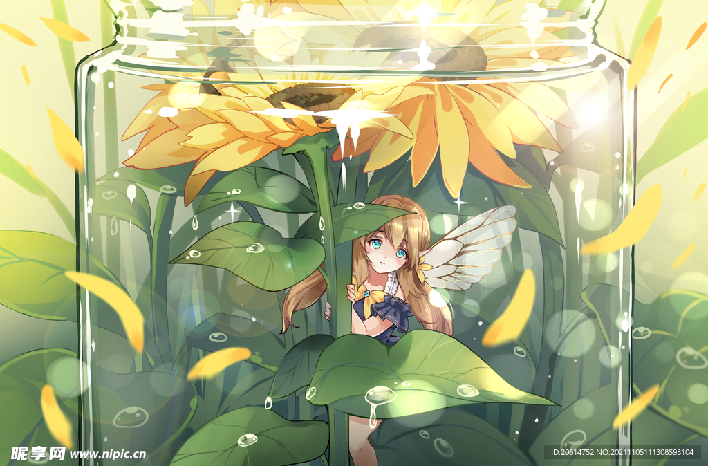 花瓶里的女孩