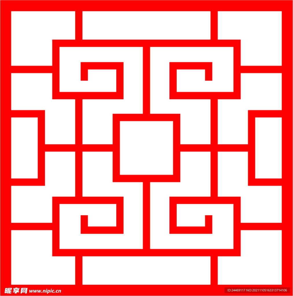 中国风窗格