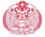 虎年窗花