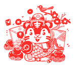 虎年窗花