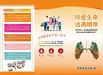 禁烟控烟折页三折页宣传单页折页